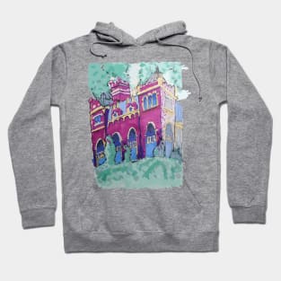 Castle in Budapest purple Hoodie